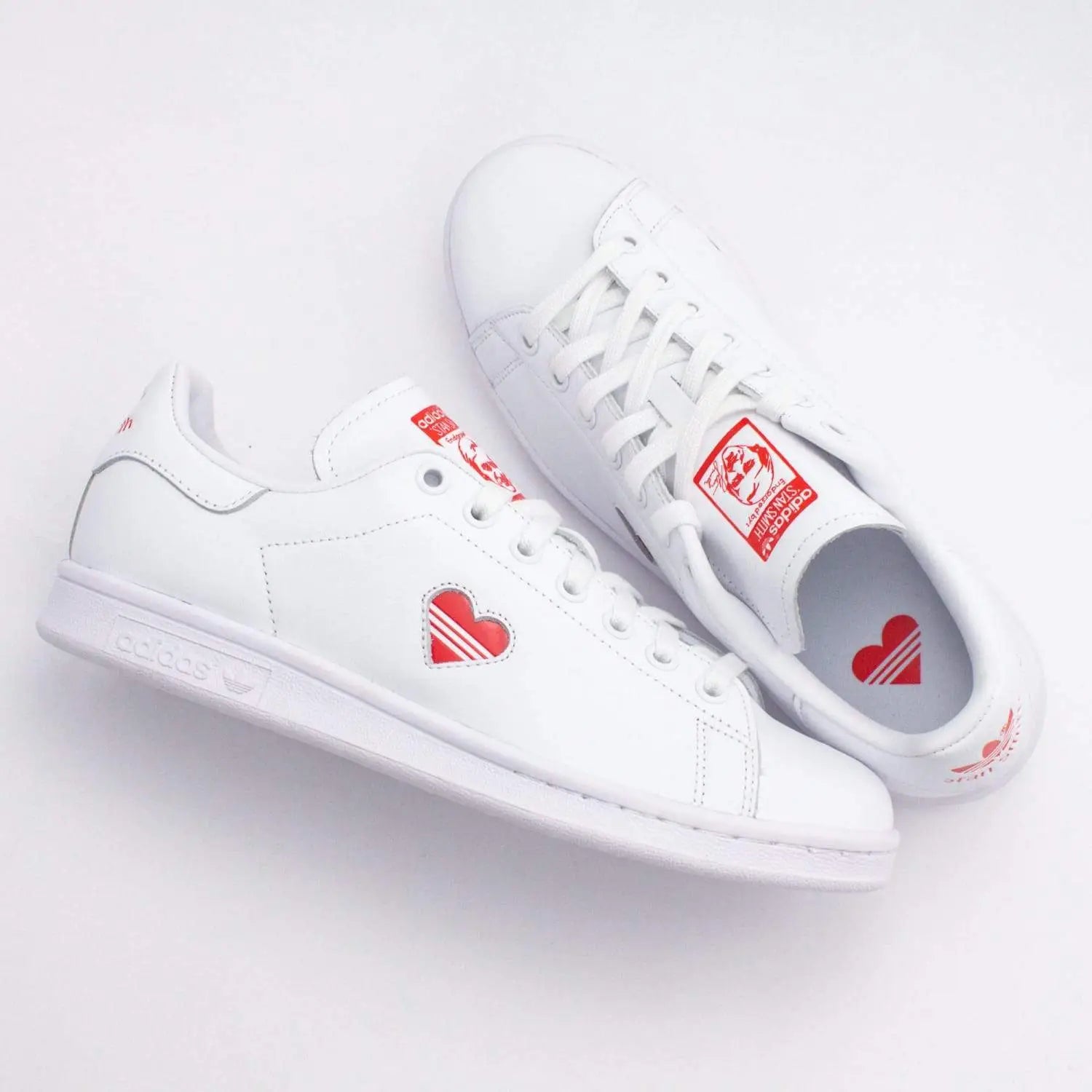 adidas Originals Stan Smith Womens Valentines Day in Red/White - G27893