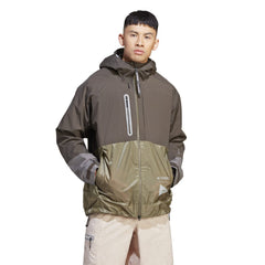Adidas Outdoor Men XPL AWD Rain Grade Jacket Shadow Olive HR7147 - OUTERWEAR - Canada