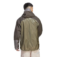 adidas outdoor men xpl awd rain Grade Jacket shadow olive hr7147 448 medium