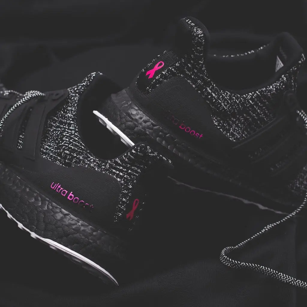 Adidas Running Ultra Boost 4.0 Black/Shock Pink Breast Cancer Awareness Men - (BC0247)