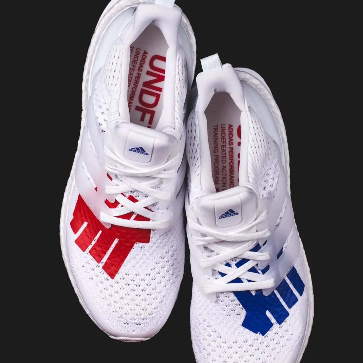 Adidas Running Ultraboost x Undefeated White Blue Red Men EF1968