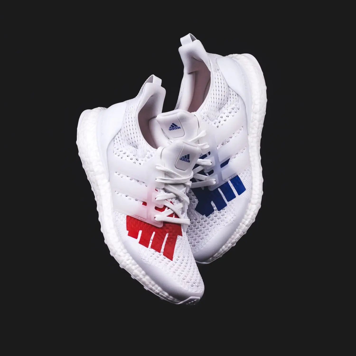 Adidas Running Ultraboost x Undefeated White Blue Red Men EF1968