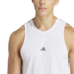 Adidas Training Men Yoga Tank White IL7143 - TOPS Canada