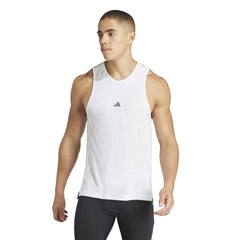 Adidas Training Men Yoga Tank White IL7143 - TOPS Canada