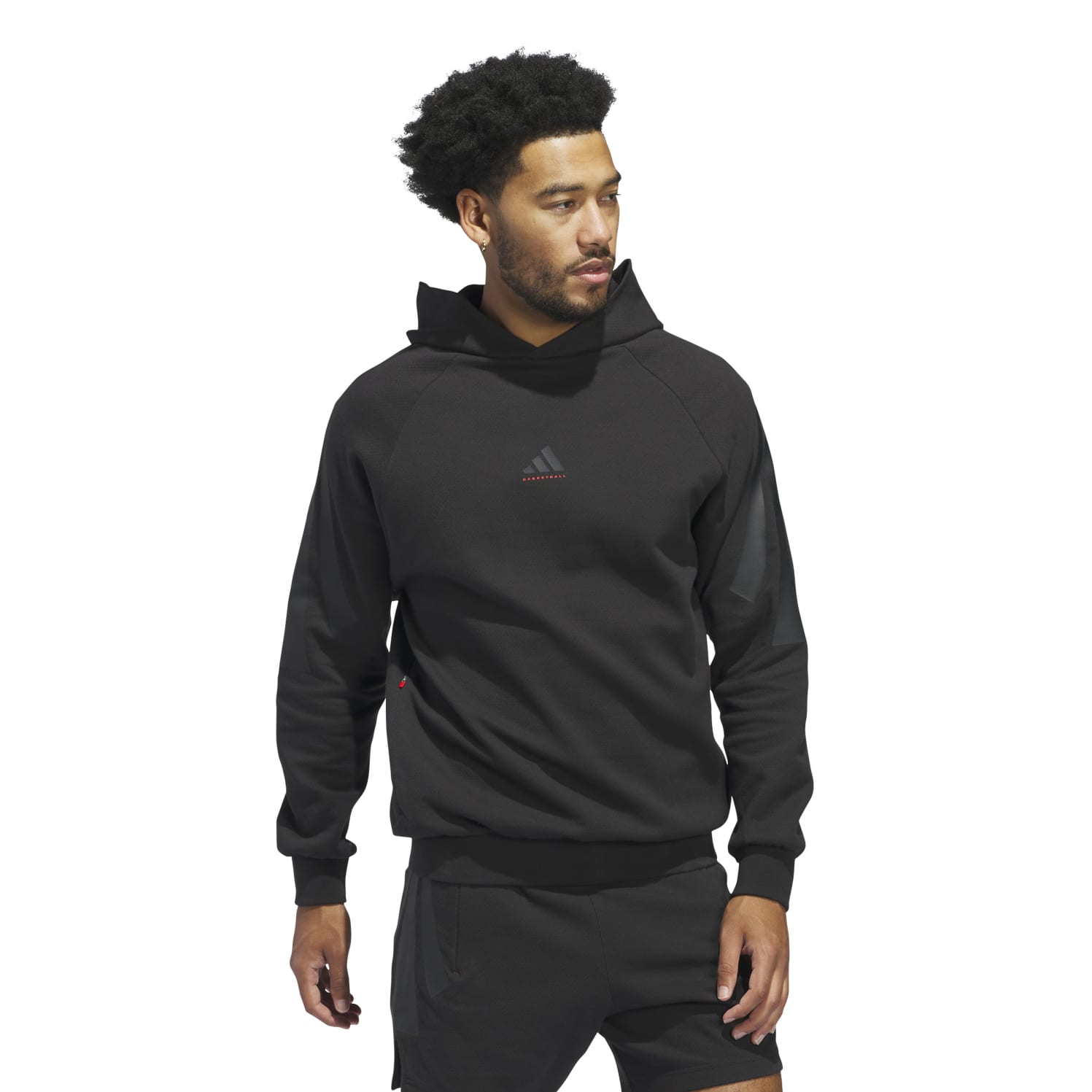 Adidas Unisex Basketball Spacer Hoodie Black IW5653 - SWEATERS - Canada