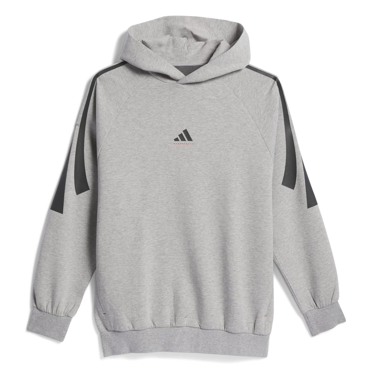 Adidas Unisex Basketball Spacer Hoodie Grey JD7466 - SWEATERS - Canada