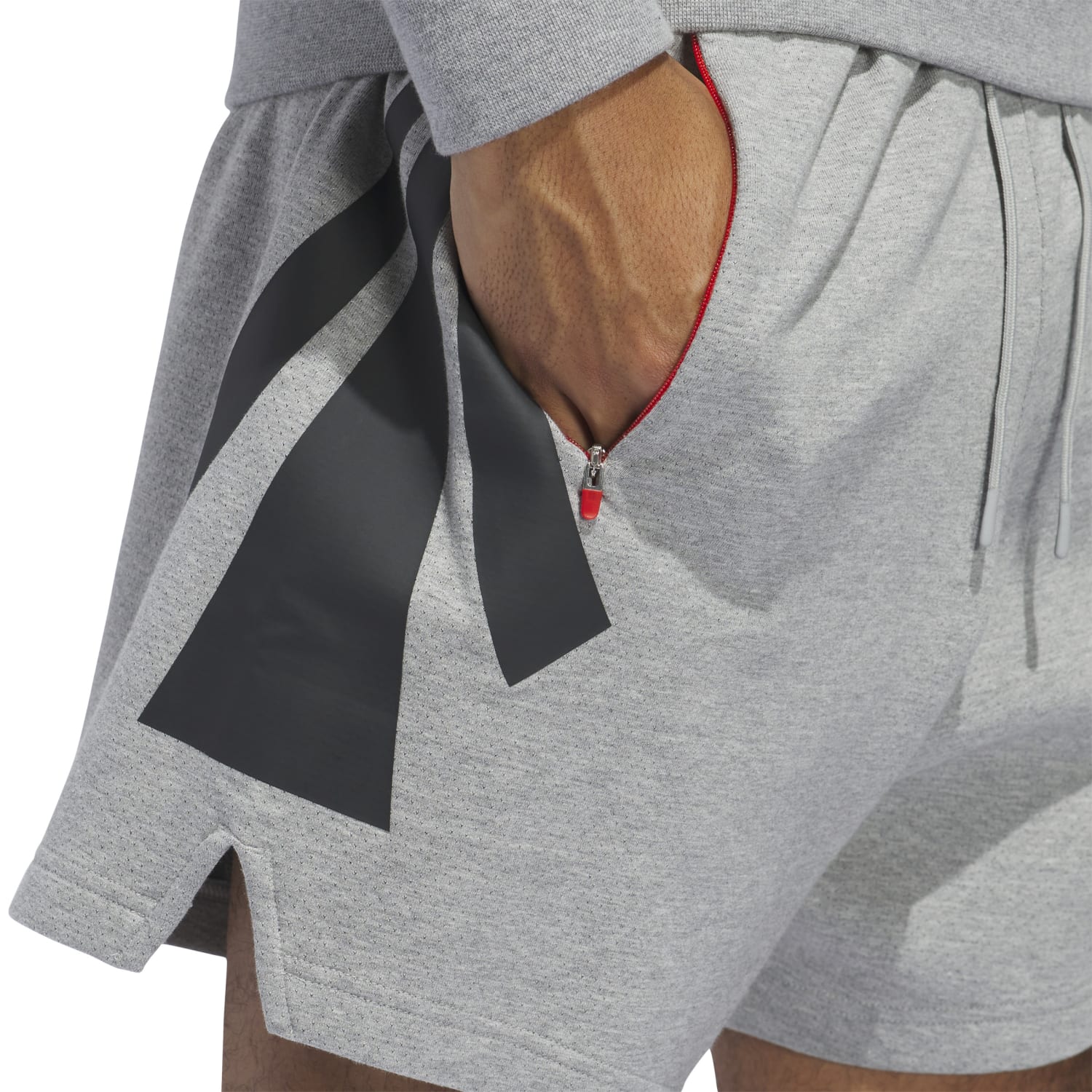 Adidas Unisex Basketball Spacer Shorts Grey JD7467 - SHORTS - Canada