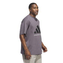 Adidas Unisex Adidas Basketball Tee Gray JC7834 - T-SHIRTS - Canada