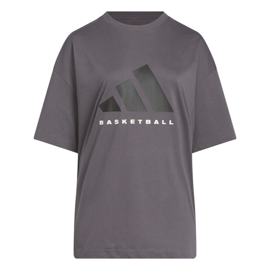 Adidas Unisex Adidas Basketball Tee Gray JC7834 - T-SHIRTS - Canada