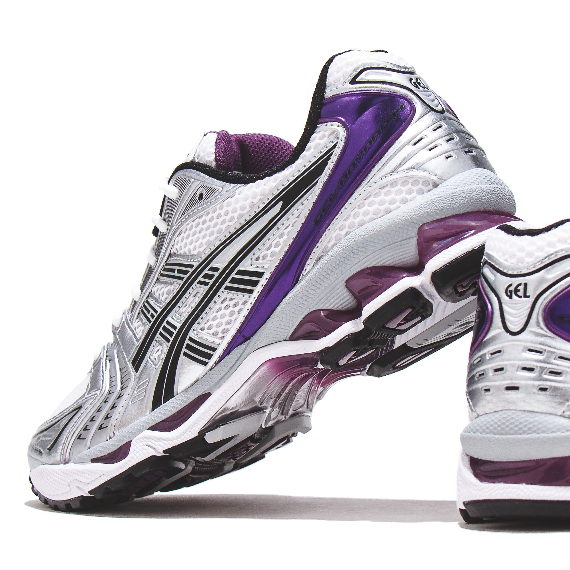 Asics Women Gel-Kayano 14 White Dark Grape 1202A056-111 - FOOTWEAR - Canada