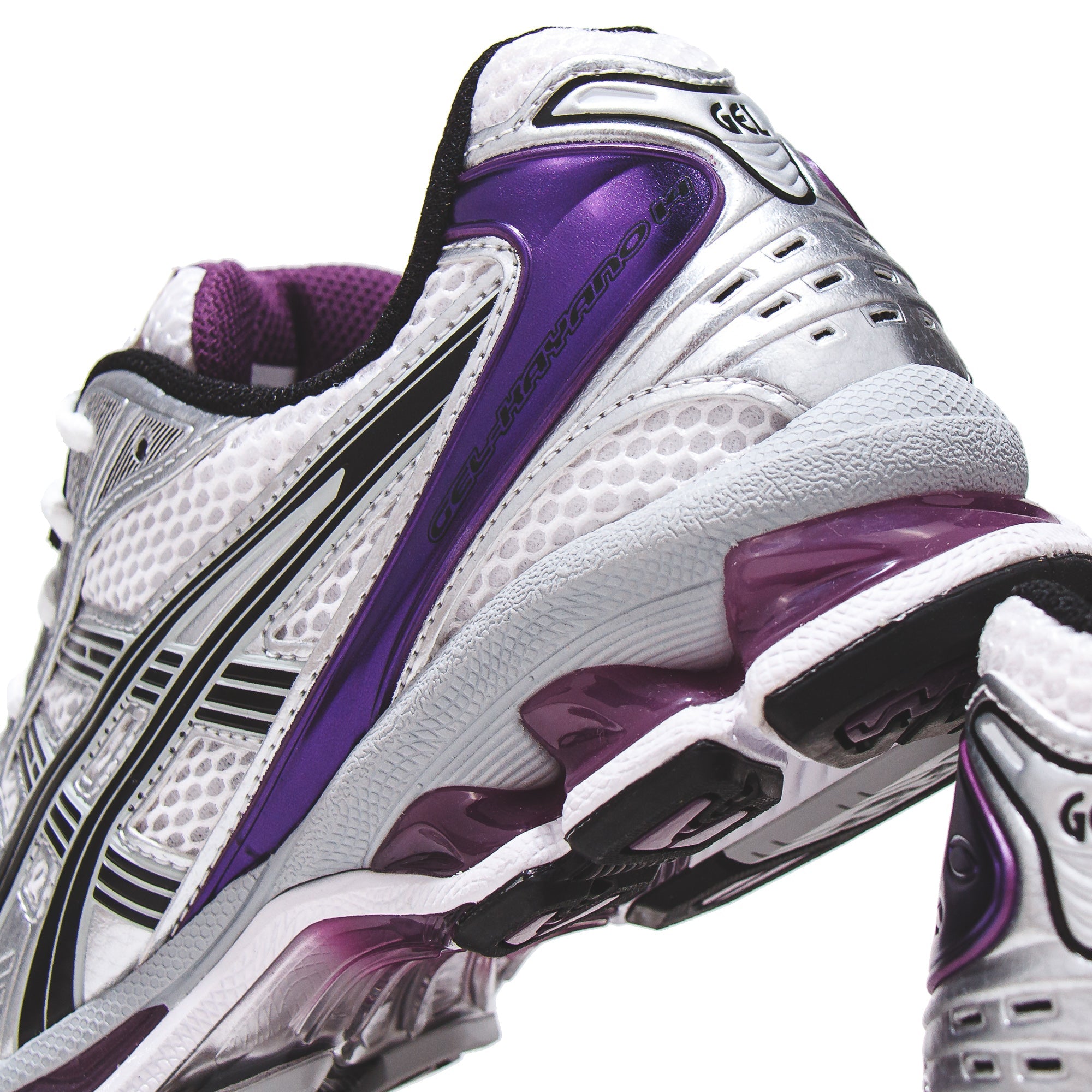 Asics Women Gel-Kayano 14 White Dark Grape 1202A056-111 - FOOTWEAR - Canada