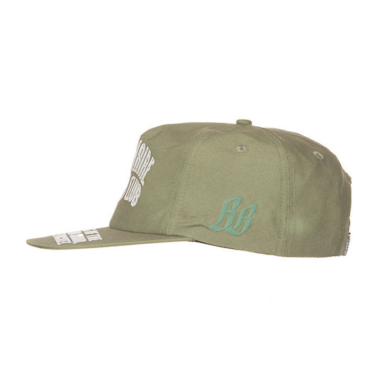 Billionaire Boys Club BB Snapback Hat Oil Green - HEADWEAR - Canada