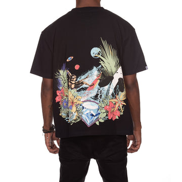 Billionaire Boys Club BB Tropical Energy SS cropped (Cropped Fit) Black 841-3302-BLK - T-SHIRTS - Canada
