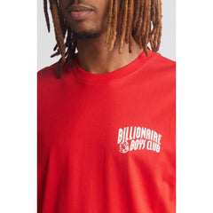 Billionaire Boys Club Men BB Small Arch SS Knit Poppy Red - TOPS Canada