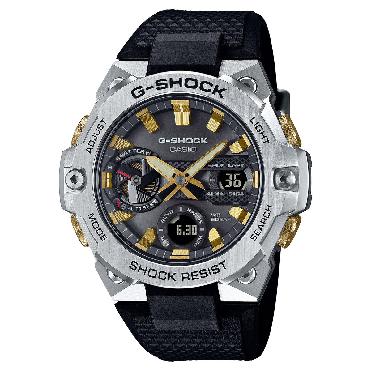 Casio G-Shock G-Steel GST-B400 Silver Watch GST-B400CX-1A - ACCESSORIES - Canada