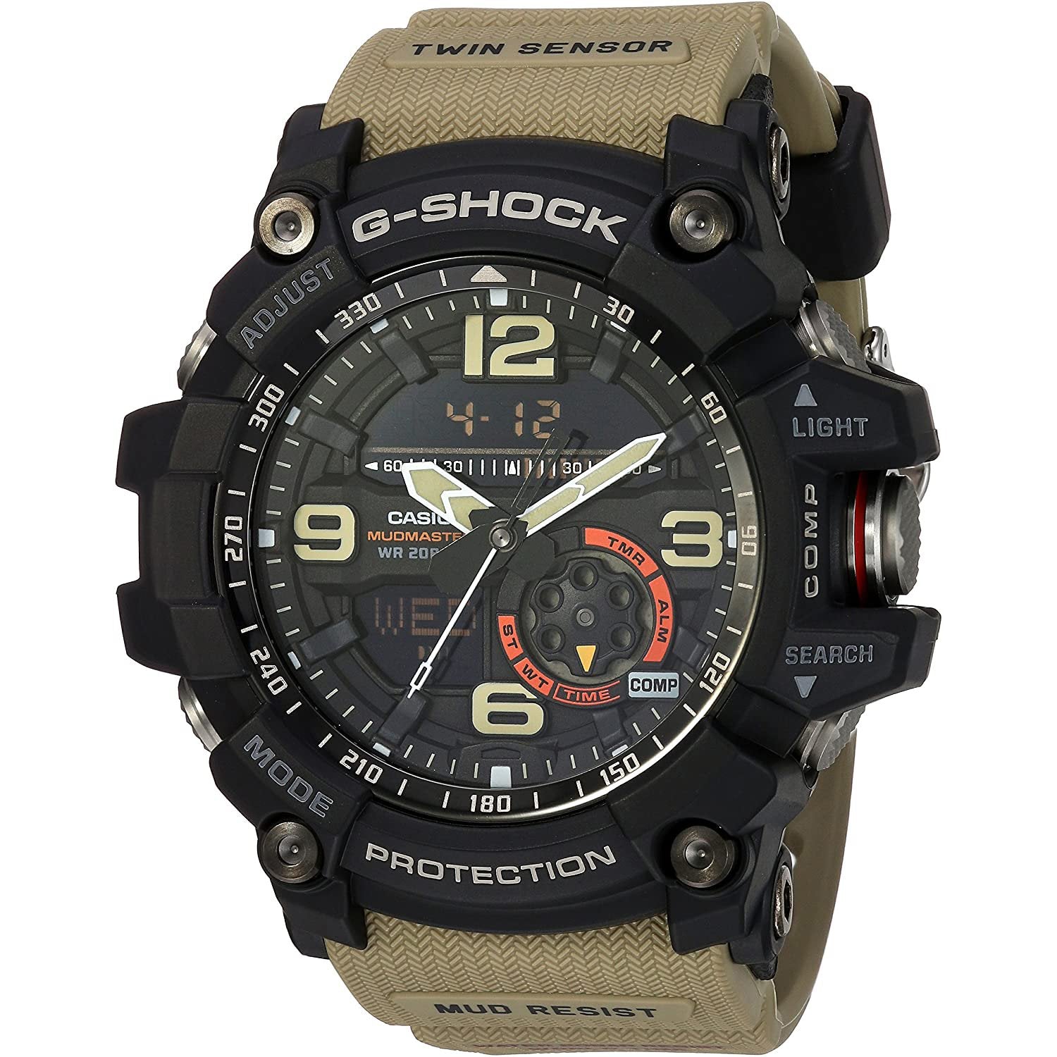 Casio G-Shock Master Of G Mudmaster Khaki GG1000-1A5 - ACCESSORIES - Canada