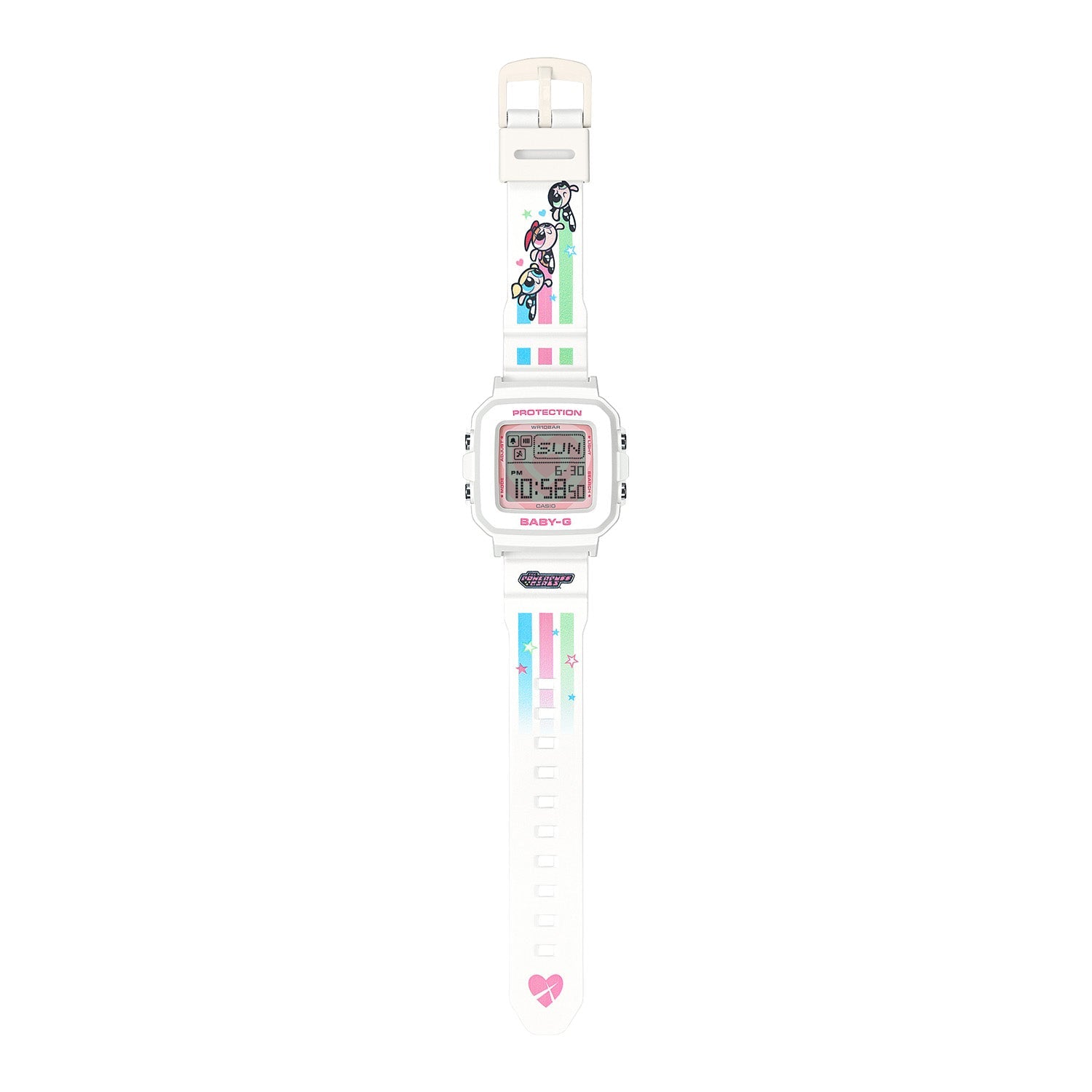 Casio x The Powerpuff Girls Baby-G + Plus White BGD10KPP-7 - ACCESSORIES - Canada