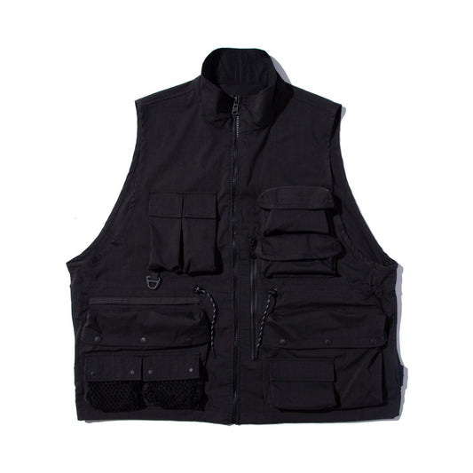 F/CE Men Flame Resistant Utility Vest Black - TOPS - Canada