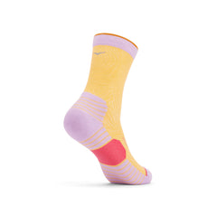 Hoka One One Crew Run Sock 3-Pack Rust Amber Haze Violet Bloom 1122931-RAHVB - ACCESSORIES - Canada