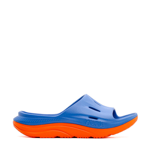 Hoka One One Junior Ora Recovery Slide 3 Coastal Sky Vibrant Orange  1134471-CSVO