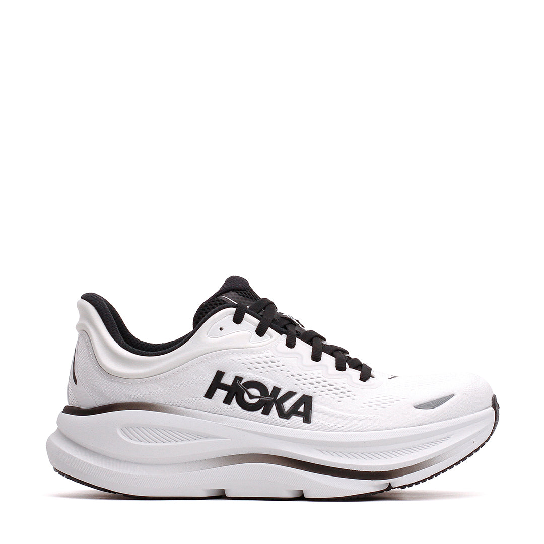 Hoka One One Men Bondi 9 White Black 1162011-WBLC - FOOTWEAR - Canada