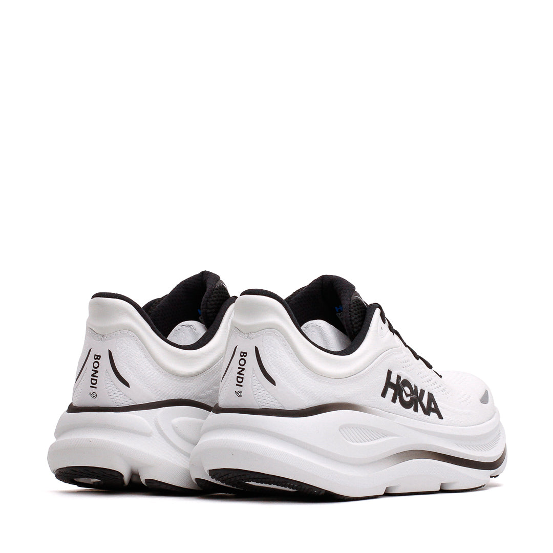 Hoka One One Men Bondi 9 White Black 1162011-WBLC - FOOTWEAR - Canada