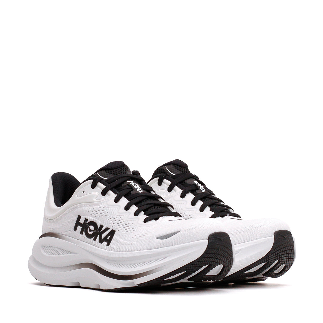 Hoka One One Men Bondi 9 White Black 1162011-WBLC - FOOTWEAR - Canada