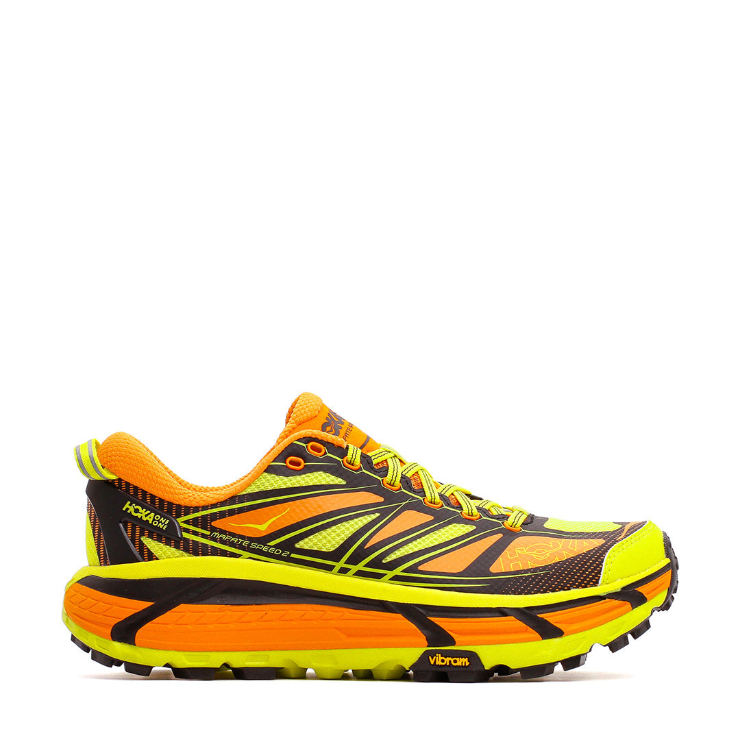 Hoka One One Men Mafate Speed 2 Electric Tangerine 1126851-ERN - FOOTWEAR - Canada