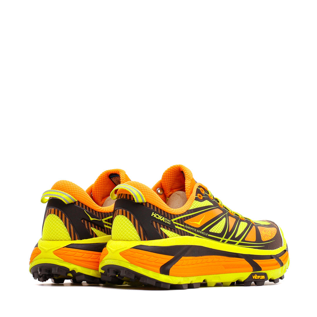 Hoka One One Men Mafate Speed 2 Electric Tangerine 1126851-ERN - FOOTWEAR - Canada