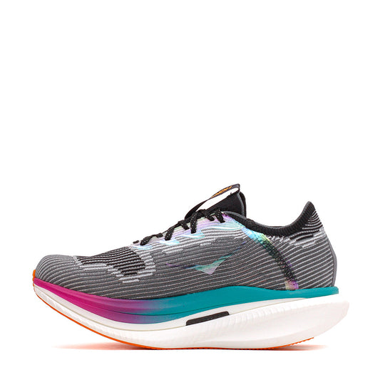 Hoka One One Unisex Cielo X1 Black Electric Aqua 1147910-BCQ - FOOTWEAR - Canada