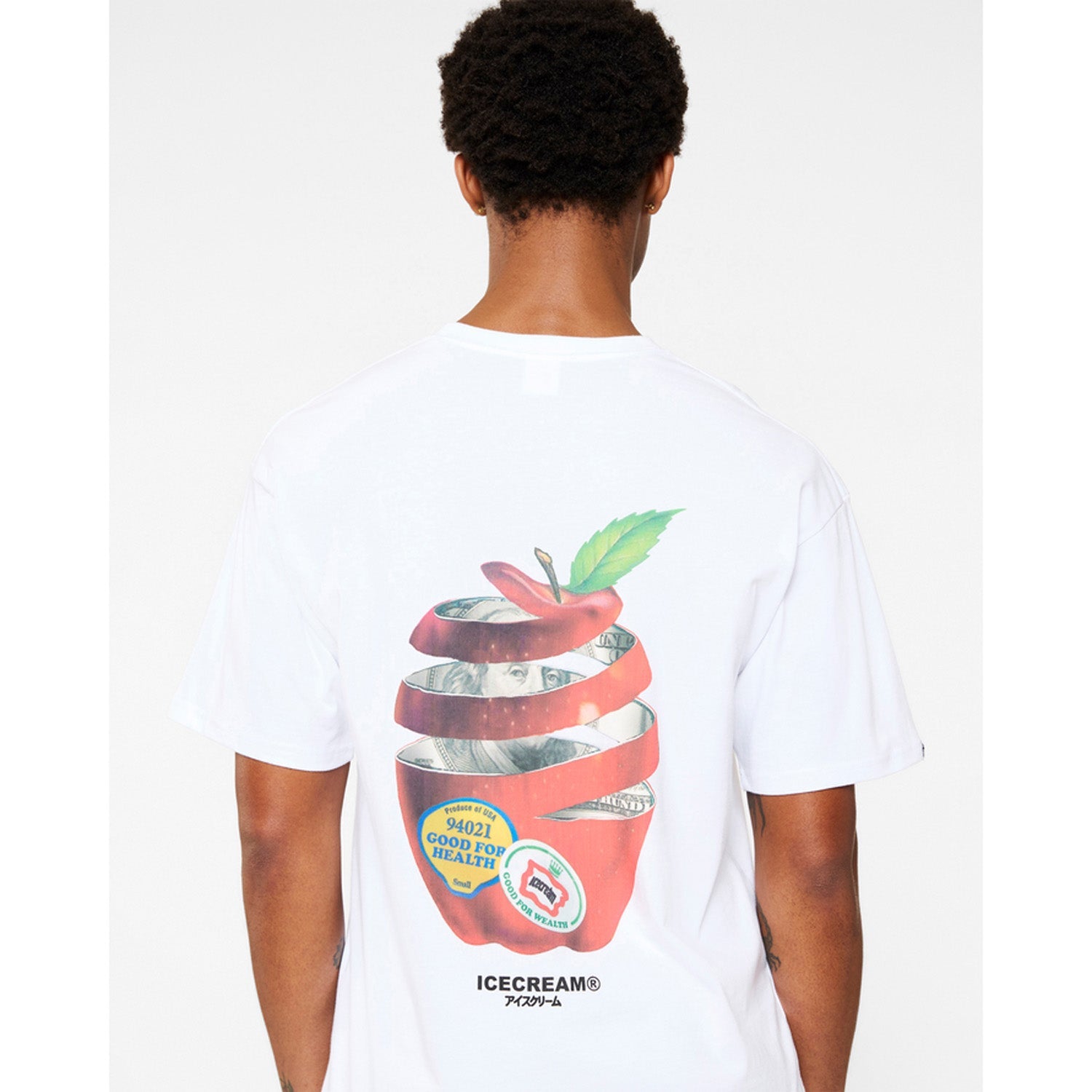 ICECREAM Men Big Apple SS Tee White - T-SHIRTS - Canada