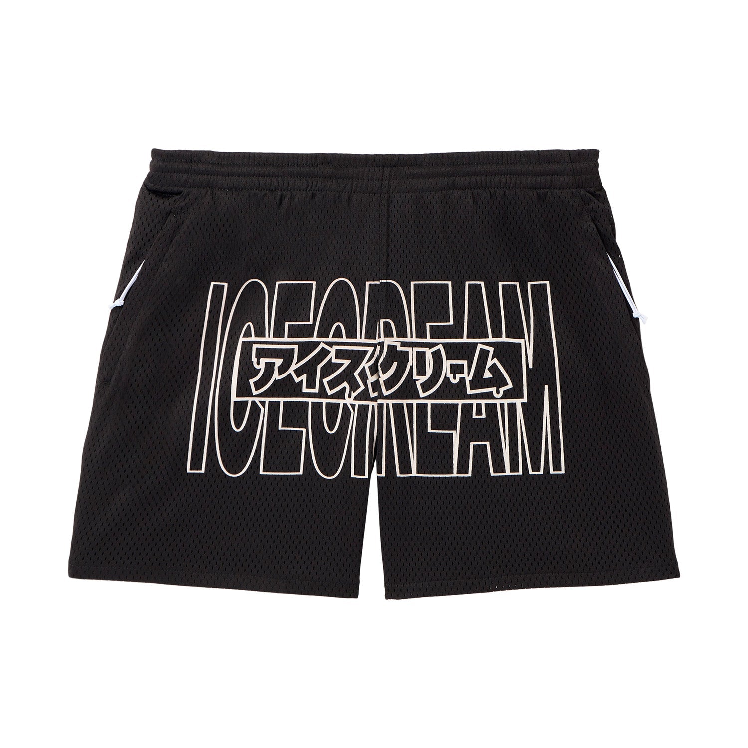 ICECREAM Men Katakana Shorts Black - SHORTS - Canada