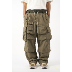 LAKH Adjustable Cargo Pants Ash - BOTTOMS - Canada