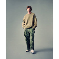 LAKH Men Irregular Patched Crewneck Sand IPC-SAND - SWEATERS - Canada