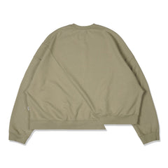 LAKH Men Irregular Patched Crewneck Sand IPC-SAND - SWEATERS - Canada