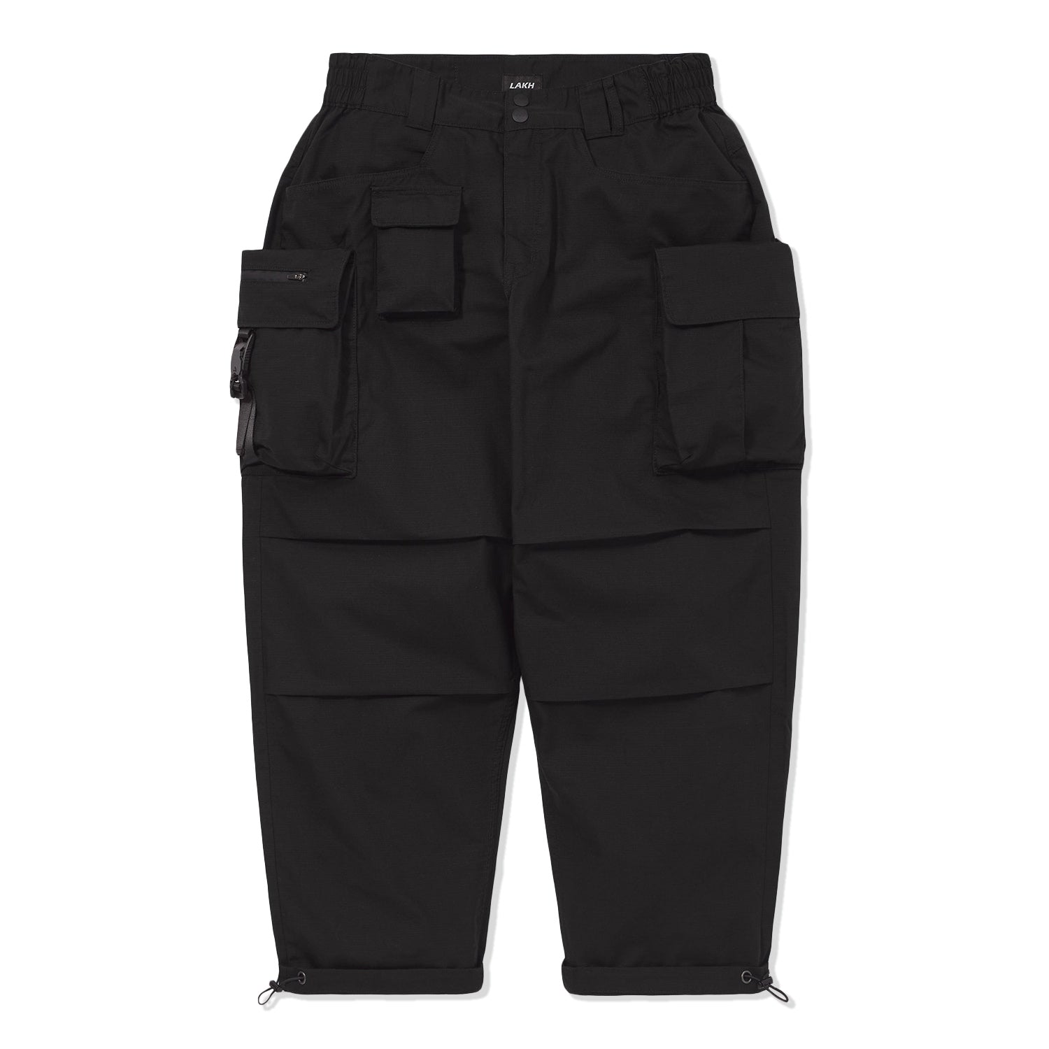 LAKH Men Ten Pockets Cargo PR Black - BOTTOMS - Canada