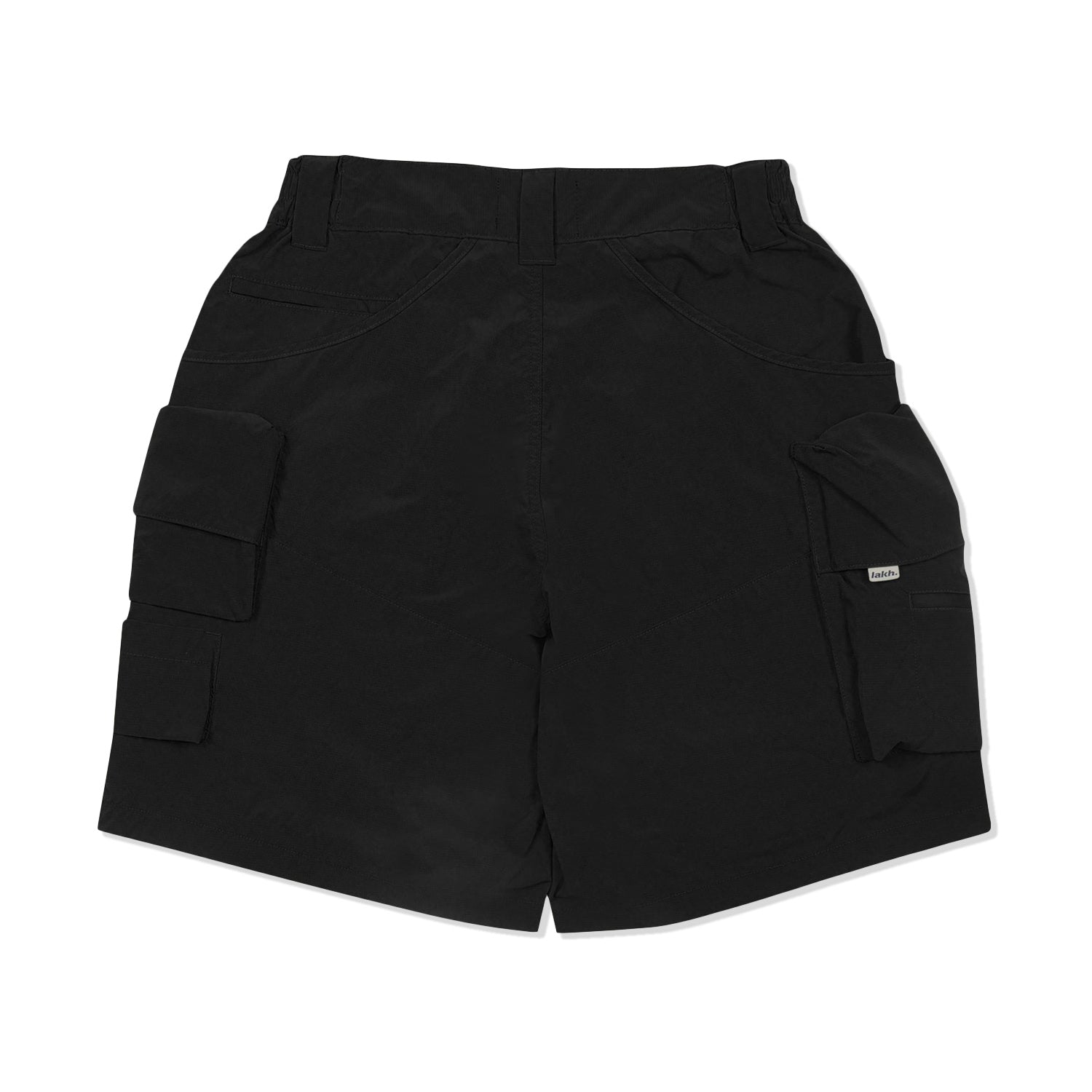 LAKH Men Twelve Pockets Cargo Shorts Black - SHORTS - Canada