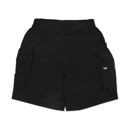 LAKH Men Twelve Pockets Cargo Shorts Black - SHORTS - Canada