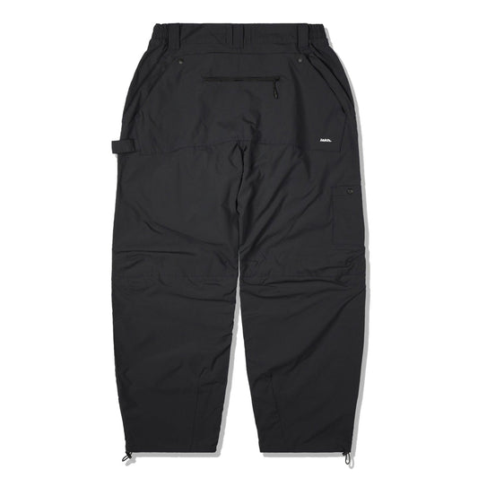 LAKH Patched Worker Pants Black - BOTTOMS - Canada