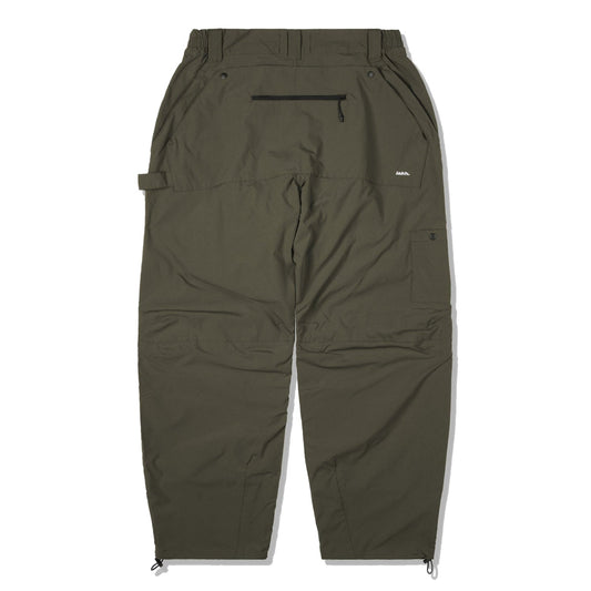 LAKH Patched Worker Pants Olive - BOTTOMS - Canada