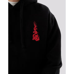 Maharishi Men Original Dragon Embroidered Hoody Black - SWEATERS Canada