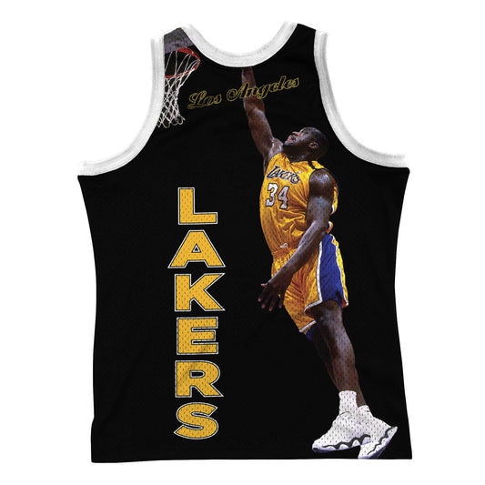 Mitchell & Ness NBA Los Angeles Lakers Shaquille O’Neal Tank Black MSTK19048LALKSO - TANK TOPS - Canada