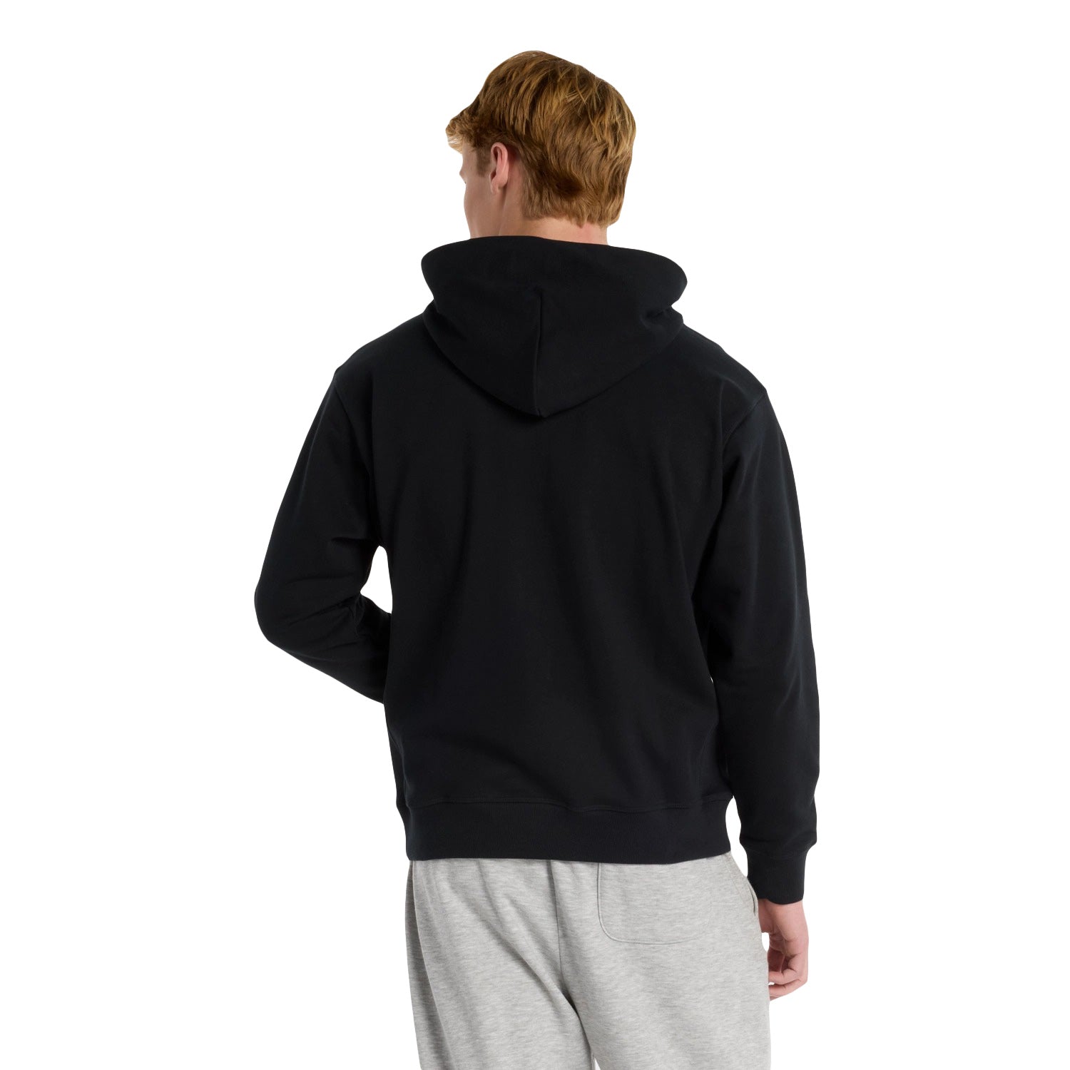 New Balance Athletics French Terry Logo Hoodie Black MT51512-BK - SWEATERS - Canada