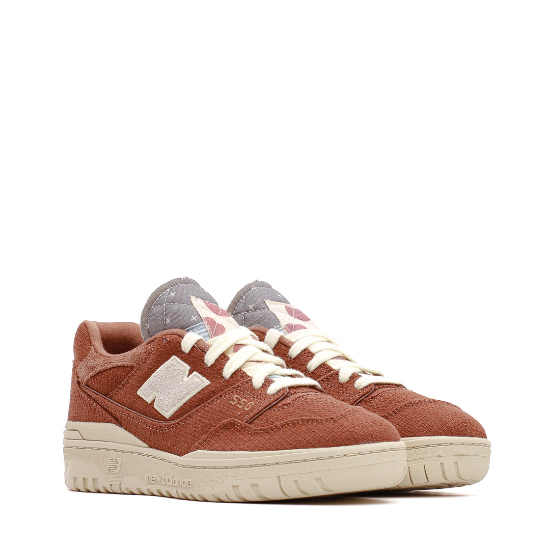 New Balance Men 550 Pecan/Crimson BB550THB - FOOTWEAR - Canada