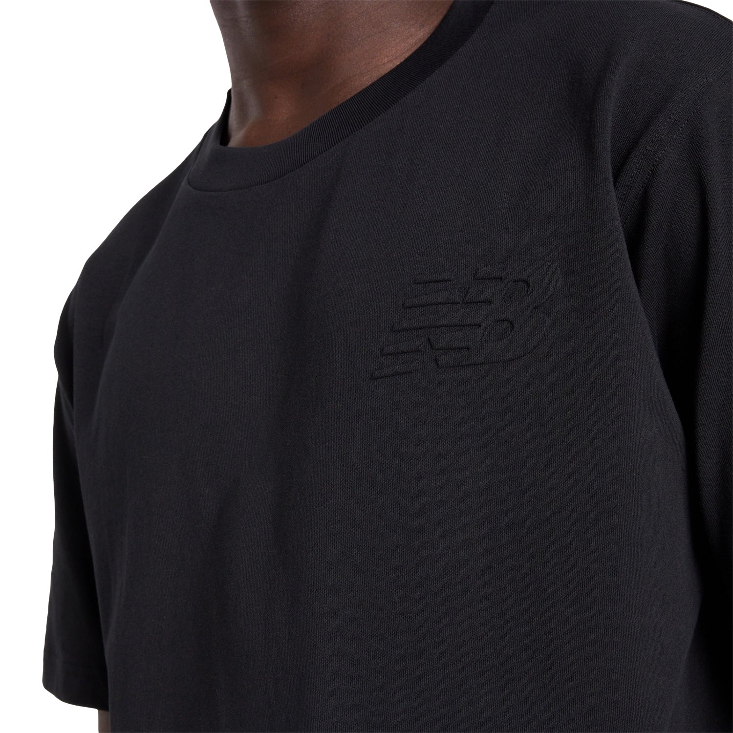 New Balance Men Embossed Logo Jersey T-Shirt Black MT43503-BLK - T-SHIRTS - Canada