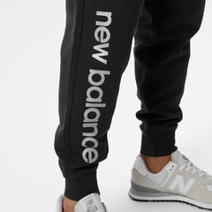 New Balance Men Essentials Metallic Sweatpant Black MP13590-BLK - BOTTOMS - Canada