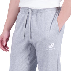 New Balance Men Essentials Stacked Logo French Terry Sweatpant Athletic Grey MP31539-AG - BOTTOMS - Canada