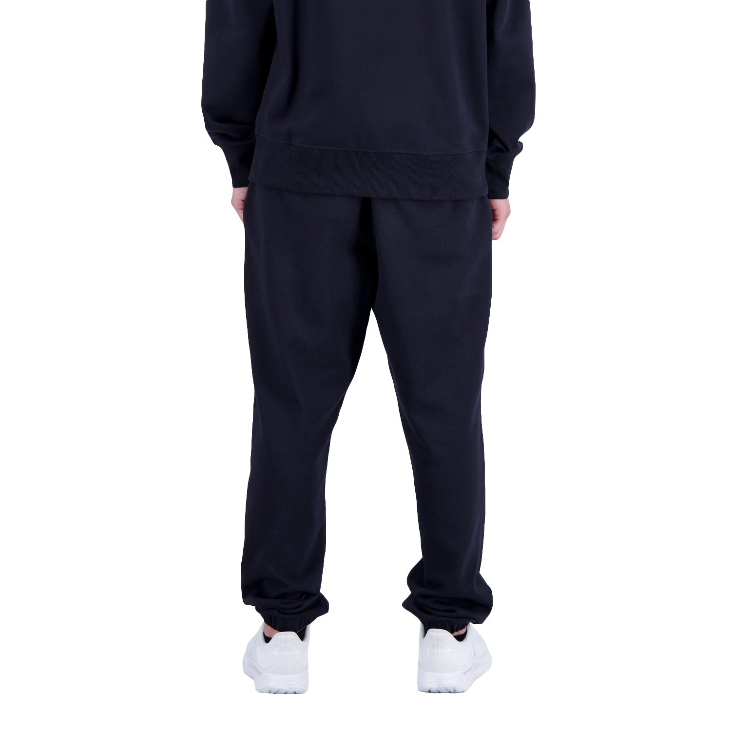 New Balance Men Essentials Stacked Logo French Terry Sweatpant Black  MP31539-BLK ()