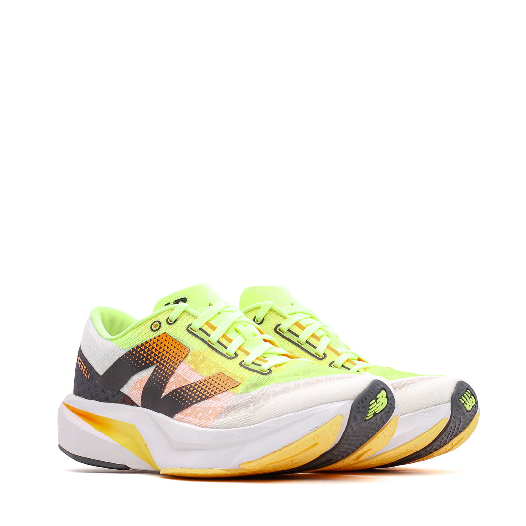 New Balance Men FuelCell Rebel v4 White Lime MFCXLL4 - FOOTWEAR - Canada