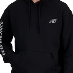 New Balance Men Reflective Lines Hoodie Black MT41942-BK - SWEATERS - Canada